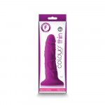 Colours - Pleasures - Thin 5" Dildo - Purple