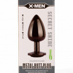 X-MEN Secret Shine Metal Butt Plug Gun Colour M