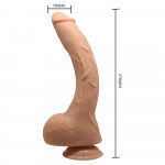 Beautiful Jack 10,6 " Vibrating Dildo