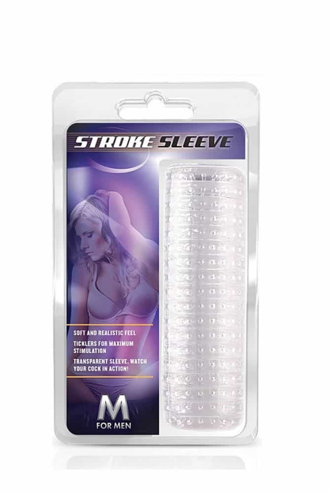 M For Men Stroke Sleeve Clear M For Men Stroke Sleeve Clear