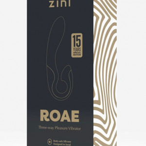 Zini Roae SE Three-way Pleasure Vibrator Black Gold