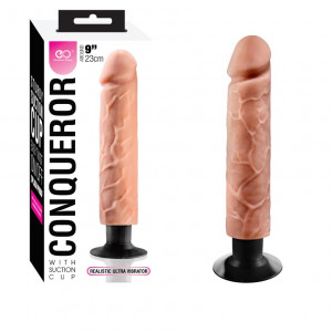 CONQUEROR 9" TPR MULTI-SPEED VIBRATOR