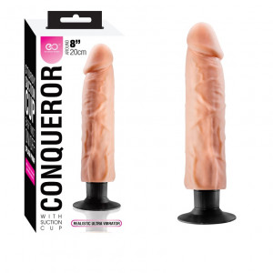 CONQUEROR 8" TPR MULTI-SPEED VIBRATOR