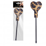 LEOPARD FRENZY HEART SHAPED PADDLE