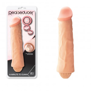 REAL SEDUCER Flexible Vibrating Dong 8"