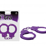 SEX EXTRA - METAL CUFFS PURPLE