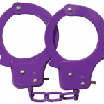 SEX EXTRA - METAL CUFFS PURPLE