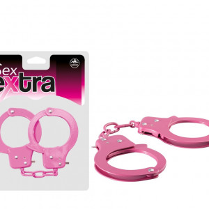 SEX EXTRA - METAL CUFFS PINK