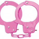 SEX EXTRA - METAL CUFFS PINK