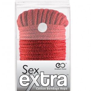 SEX EXTRA - SILKY BONDAGE ROPE RED