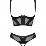 Chic Amoria 2-pcs crotchless set XS/S