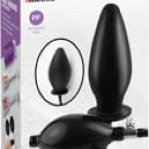 Inflatable Silicone Plug Black