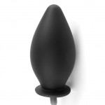 Inflatable Silicone Plug Black