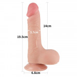 7.5'' Sliding Skin Dual Layer Dong Flesh III