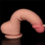 9.5'' Sliding Skin Dual Layer Dong Flesh