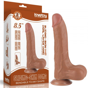 8.5'' Sliding Skin Dual Layer Dong Brown II