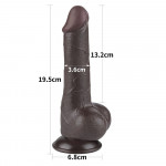 7.5'' Sliding Skin Dual Layer Dong Black II