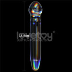 Twilight Gleam Glass Dildo- Prism Glass