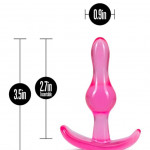 B YOURS CURVY ANAL PLUG PINK