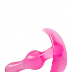 B YOURS CURVY ANAL PLUG PINK