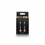 Bound - Nipple Clamps - D1 - Rose Gold