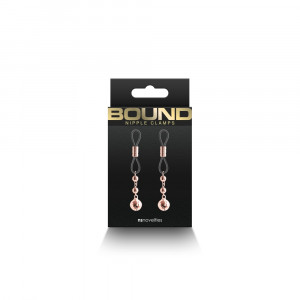 Bound - Nipple Clamps - D1 - Rose Gold