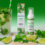 Warming gourmet massage oil MINT MOJITO 50ml