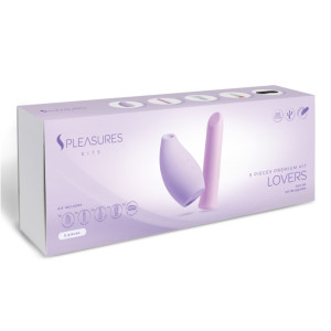 S Pleasures Velvet Lovers Kit - Purple &amp; Purple