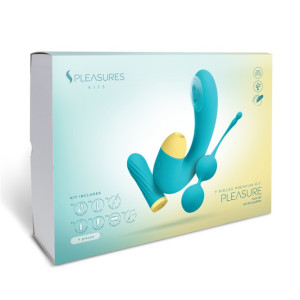 S Pleasures Velvet Pleasure Kit - Turquoise