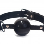 Silicone Ball Gag Black