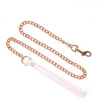 White &amp; Pink Fairy Goat Leather Collar