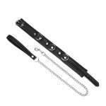 Black Bond Collar with Leash