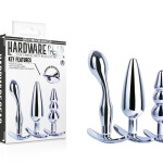 Hardware Gear 3 in 1 Metal Butt Plug Set III