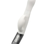 TITANZ 8.5" SILICONE RECHARGEABLE VIBRATOR IN IVORY WHITE