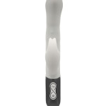 TITANZ 8.5" SILICONE RECHARGEABLE VIBRATOR IN IVORY WHITE