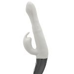 TITANZ 8.5" SILICONE RECHARGEABLE VIBRATOR IN IVORY WHITE