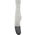 TITANZ 8.5" SILICONE RECHARGEABLE VIBRATOR IN IVORY WHITE