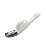 TITANZ 8.5" SILICONE RECHARGEABLE VIBRATOR IN IVORY WHITE