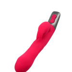 TITANZ 8.5" SILICONE RECHARGEABLE VIBRATOR IN PINK