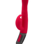 TITANZ 8.5" SILICONE RECHARGEABLE VIBRATOR IN PINK