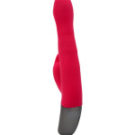 TITANZ 8.5" SILICONE RECHARGEABLE VIBRATOR IN PINK