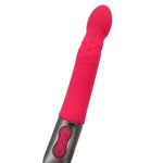 TITANZ 8" SILICONE RECHARGEABLE VIBRATOR IN PINK