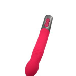 TITANZ 8" SILICONE RECHARGEABLE VIBRATOR IN PINK