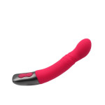 TITANZ 8" SILICONE RECHARGEABLE VIBRATOR IN PINK