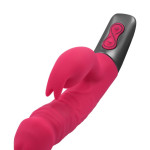 TITANZ 7" SILICONE RECHARGEABLE VIBRATOR IN PINK