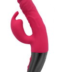 TITANZ 7" SILICONE RECHARGEABLE VIBRATOR IN PINK