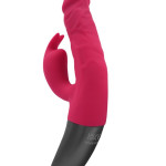 TITANZ 7" SILICONE RECHARGEABLE VIBRATOR IN PINK