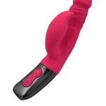 TITANZ 7" SILICONE RECHARGEABLE VIBRATOR IN PINK