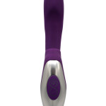 TITANZ 8" SILICONE RECHARGEABLE VIBRATOR IN PURPLE