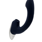 TITANZ 8 " SILICONE RECHARGEABLE VIBRATOR IN BLUE